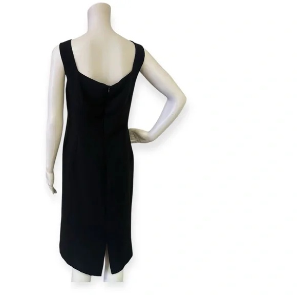 Studio 1 Elegant Black Sleeveless Dress - Picture 4 of 5